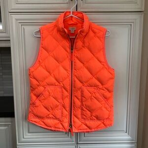 EUC J Crew women’s down & feather puffer Excursion vest